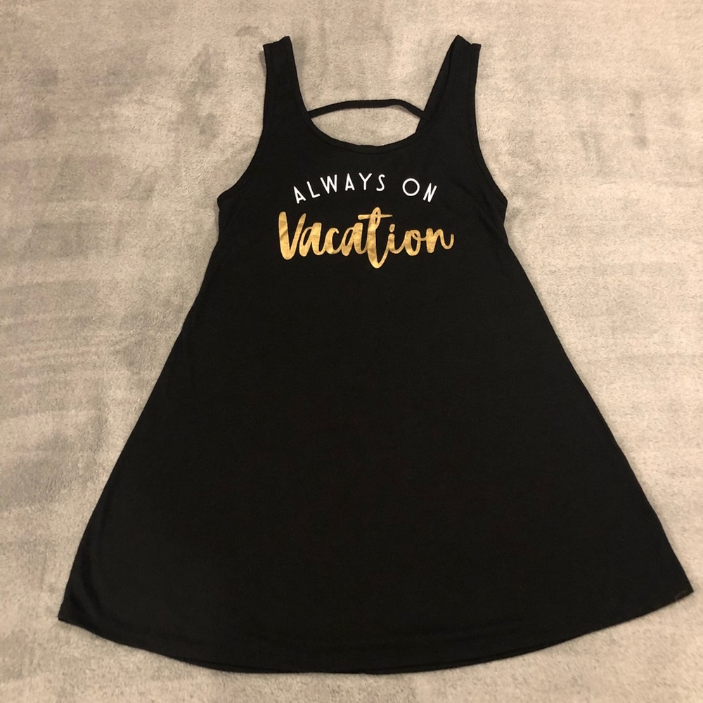 Black cover up or night dress - Picture 2 of 6